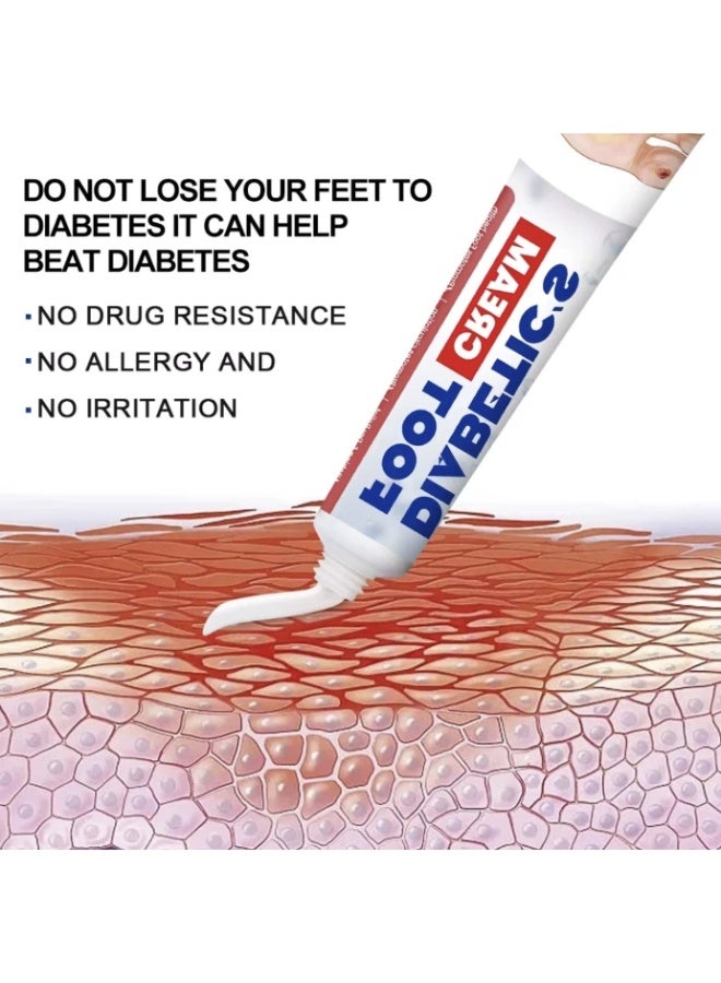 Sumifun Diabetic’s Foot Cream 20gm – Intensive Moisturizing & Repair Cream for Dry, Itching, Cracked Heels - Image 5