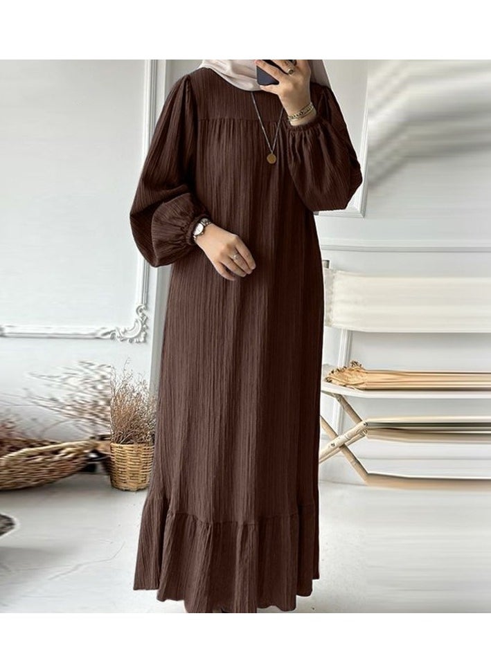 Generic - Muslim Fashion Long sleeved Retro Robe - Image 1
