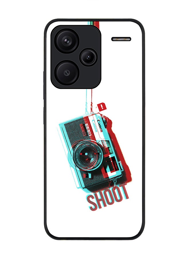 Stylizedd Rugged Black Edge Case for Xiaomi Redmi Note 13 Pro Plus, Slim fit Soft Case Flexible Rubber Edges Anti Drop TPU Gel Thin Cover -  Shoot - Image 1