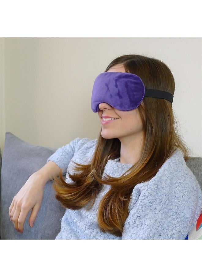Heated Eye Mask, Moist Heat Eye Compress Microwave Warm Eye Mask for Dry Eyes, Good for Blepharitis, Itchy Eyes etc.