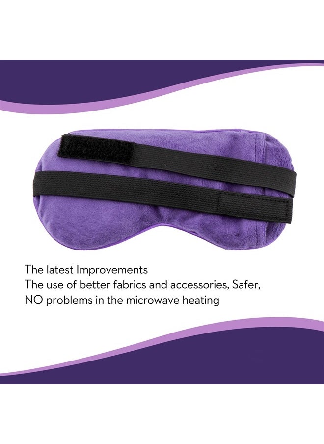Heated Eye Mask, Moist Heat Eye Compress Microwave Warm Eye Mask for Dry Eyes, Good for Blepharitis, Itchy Eyes etc.
