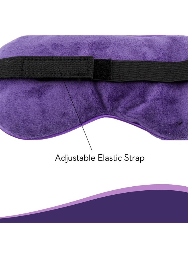 Heated Eye Mask, Moist Heat Eye Compress Microwave Warm Eye Mask for Dry Eyes, Good for Blepharitis, Itchy Eyes etc.