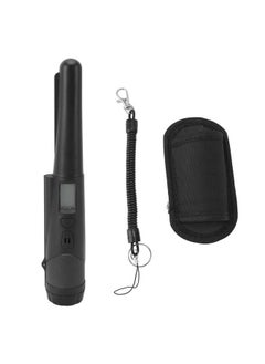 NIBEMINENT Metal Detector Pinpointer IP66 Waterproof Handheld Pin Pointer Wand with LCD Screen for Treasure Hunting Gold Detecting Built in Flashlight Black  - Image 1