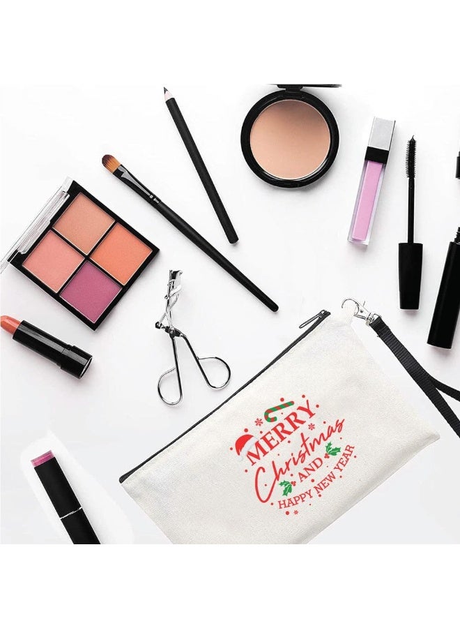 PRINTSHOP4ME Christmas Cosmetic Bag-Makeup Bag-Full Zipper Pouch-Christmas Gift For Makeup Lovers-Gift For Christmas - Image 3