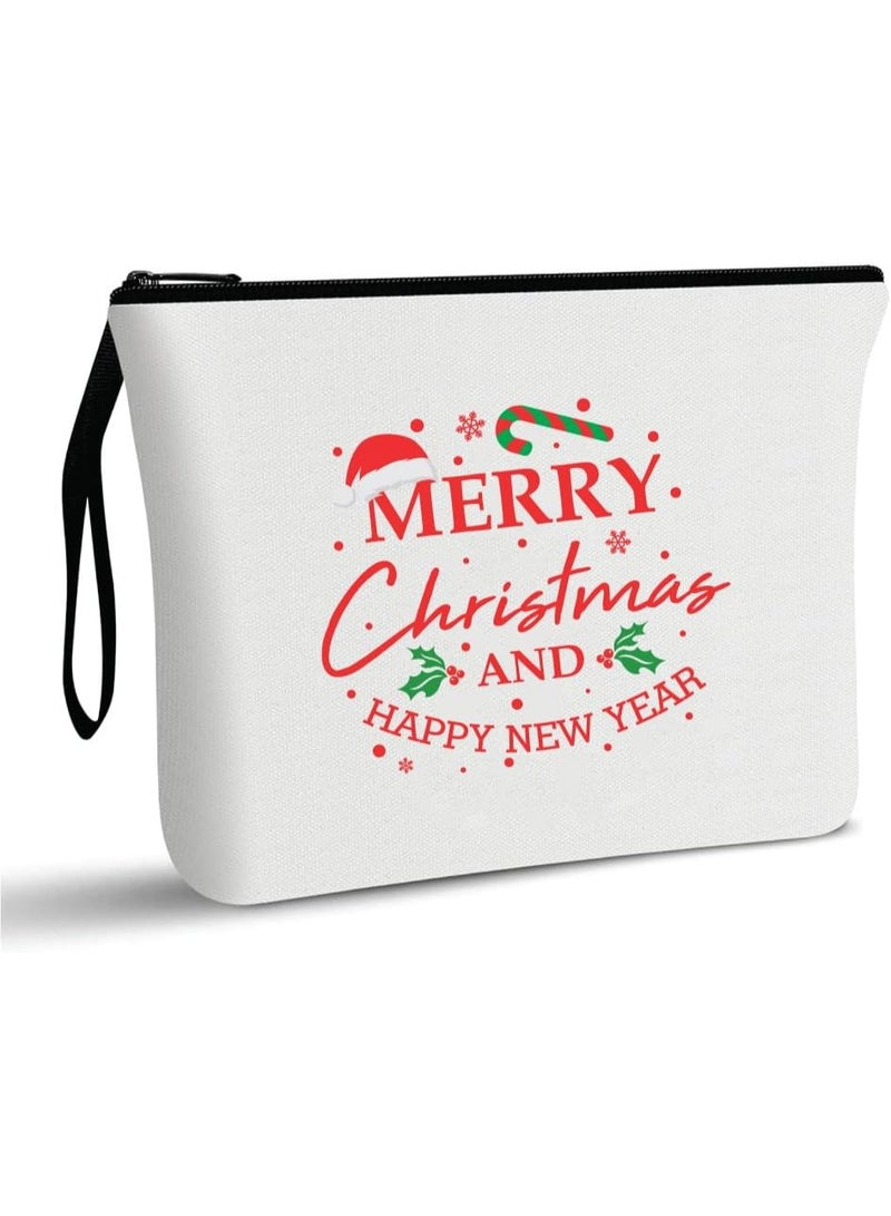 PRINTSHOP4ME Christmas Cosmetic Bag-Makeup Bag-Full Zipper Pouch-Christmas Gift For Makeup Lovers-Gift For Christmas - Image 1