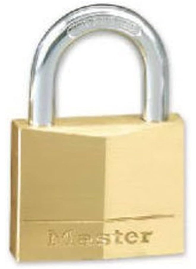 Master Lock Master Lock 130D Solid Brass Padlock, 1-3/16-inch  - Image 3