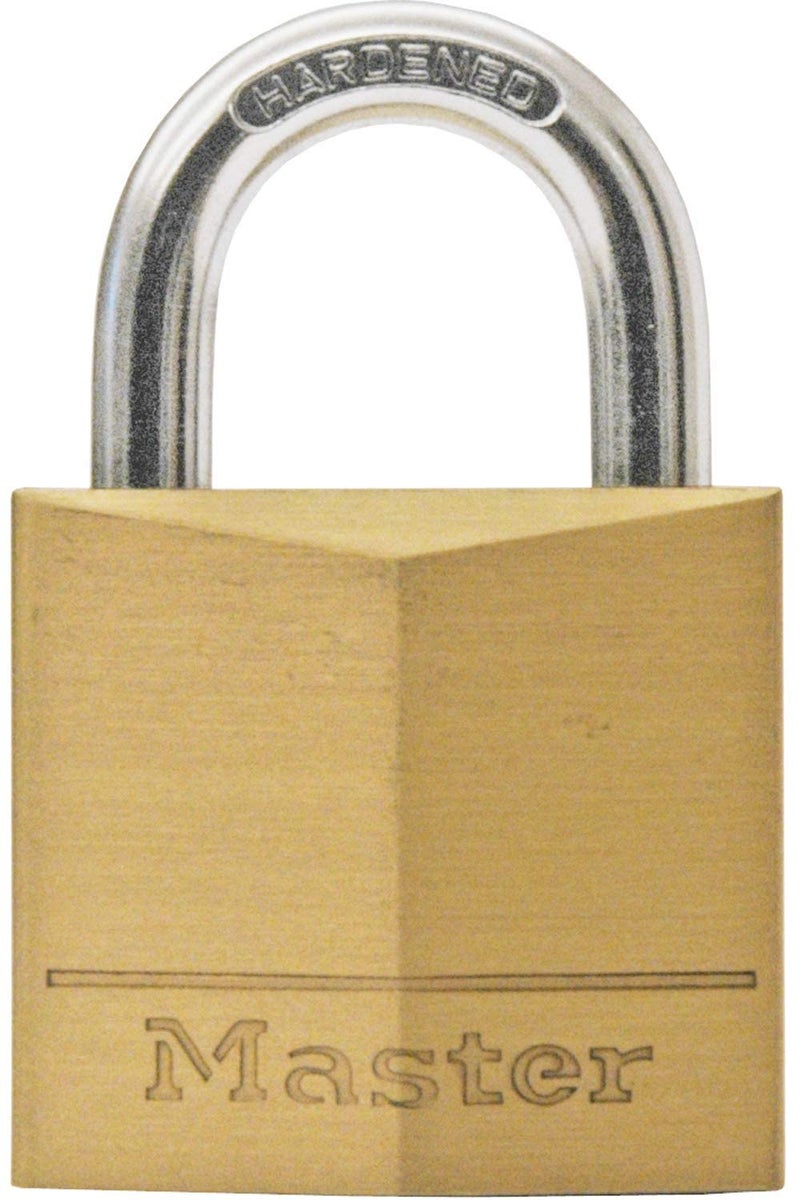 Master Lock 130D Solid Brass Padlock, 1-3/16-inch - Image 4
