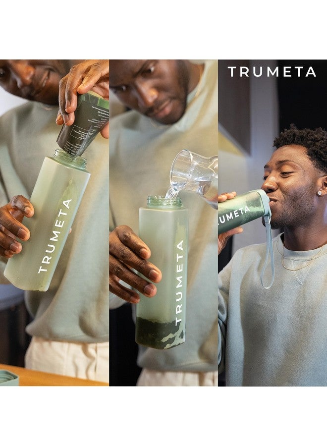 TRUMETA Greens Powder Travel Packs - 14 Servings for Memory, Digestion I Best Taste Super Greens Powder with Organic Spirulina, Goji, Beetroot, Pomegranate I Vegan, Non-GMO - Image 2