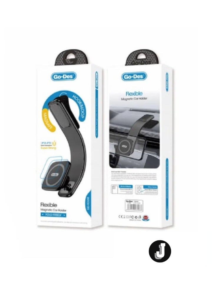 JAJEEK Dual Use Car Bracket – Versatile Mount for Dashboard & Air Vent (Black) - Image 2