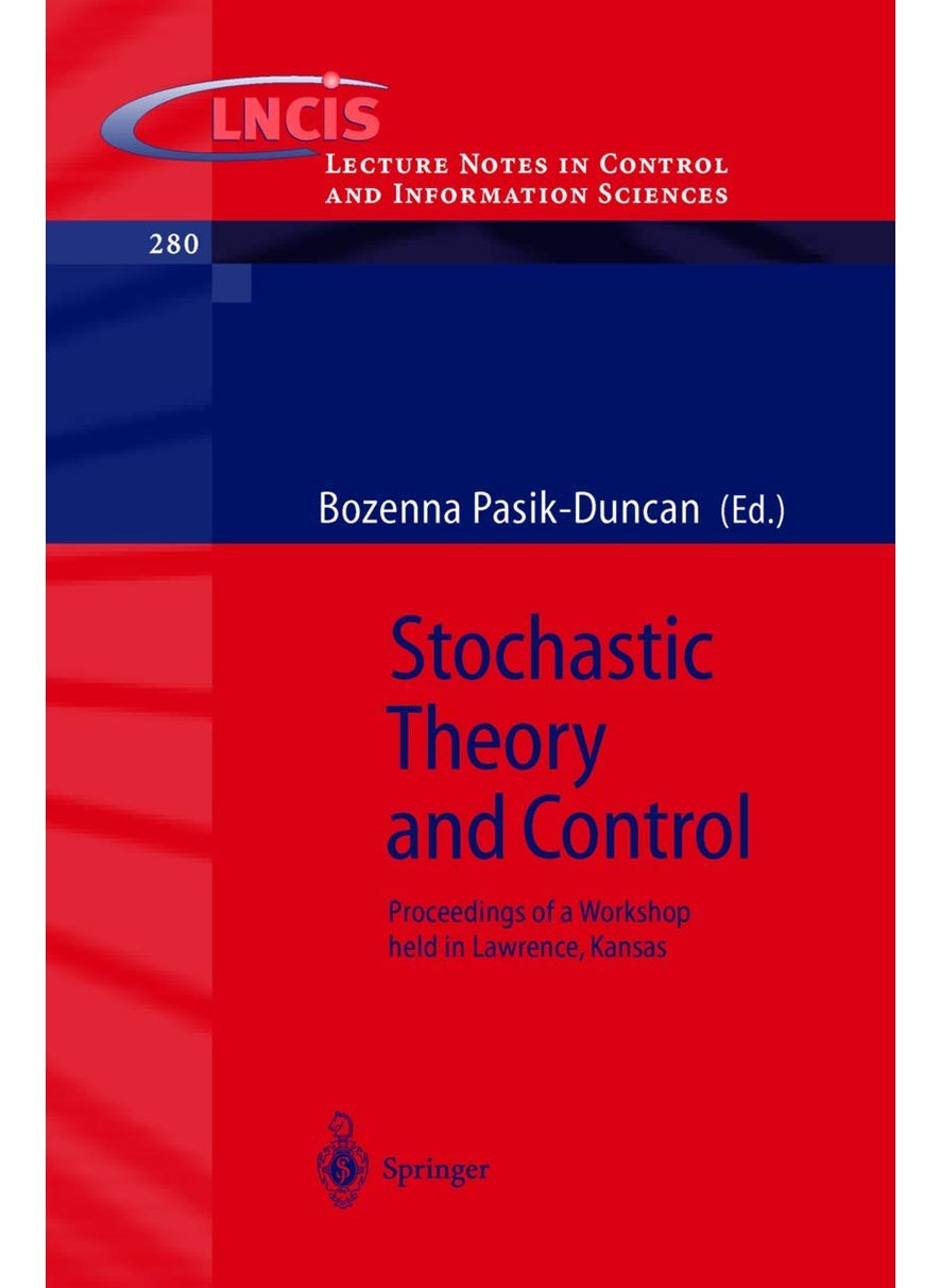 Stochastic Theory and Control: Proceedings of a Workshop held in Lawrence, Kansas 