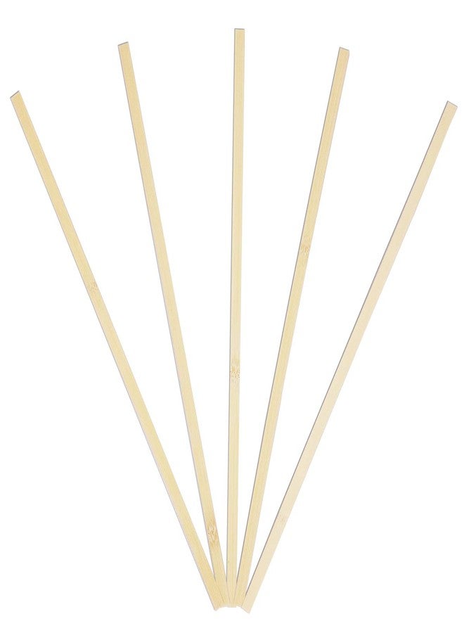 Worown 60 Pcs 15.7 Inch Strong Natural Bamboo Sticks, Wood Craft Sticks, Extra Long Sticks, 9.5 mm Width Wood Strips for Craft Projects - Image 5