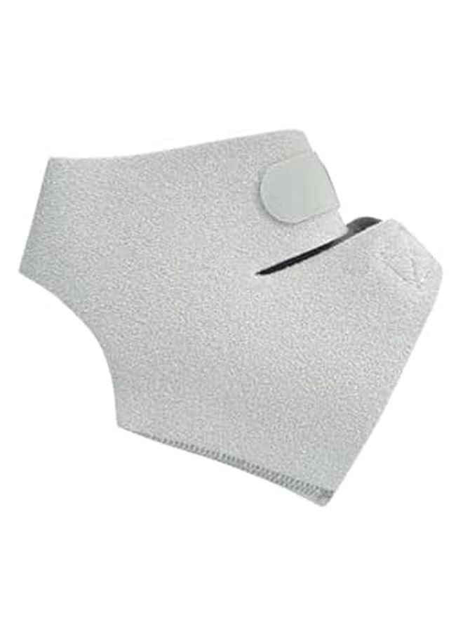 Adjustable Gray Ankle Compression Sleeve For Running Basketball Hiking Support - Image 1