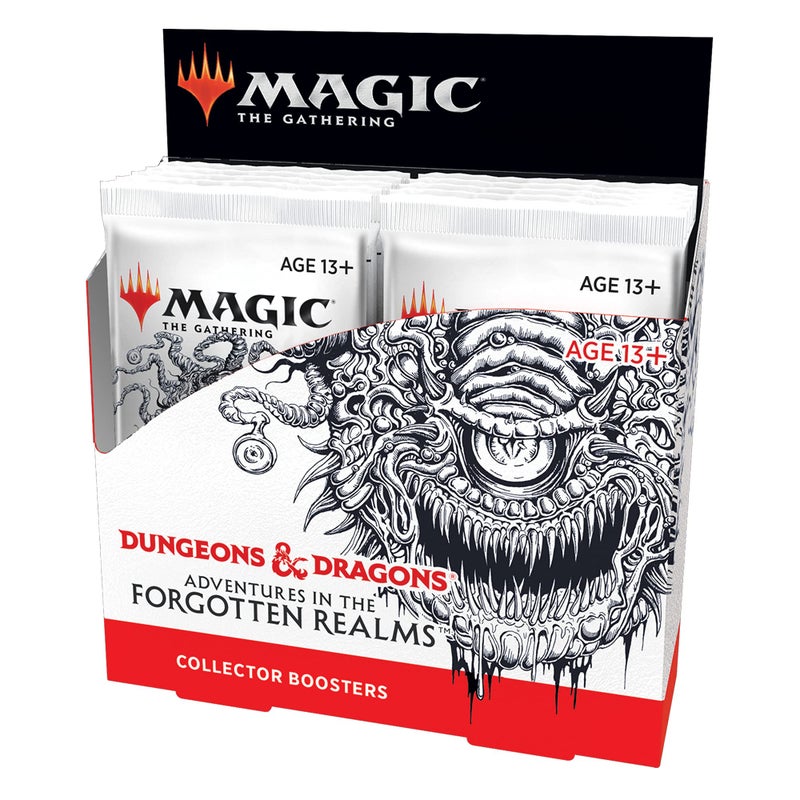 Magic the Gathering Magic: The Gathering Adventures in the Forgotten Realms Collector Booster Box | 12 Packs (180 Magic Cards) - Image 1