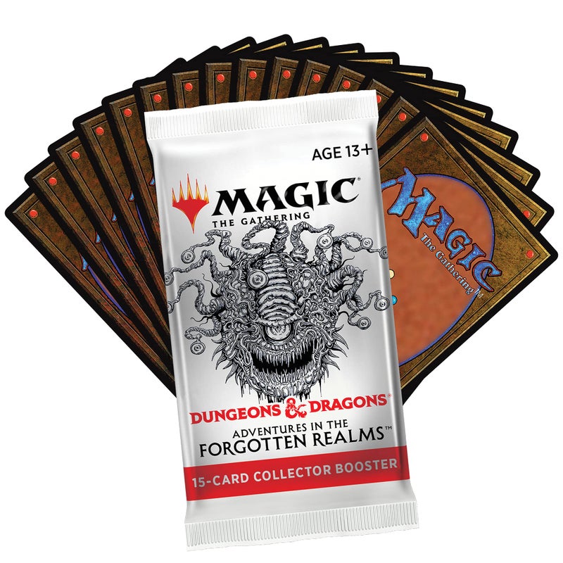 Magic the Gathering Magic: The Gathering Adventures in the Forgotten Realms Collector Booster Box | 12 Packs (180 Magic Cards) - Image 4