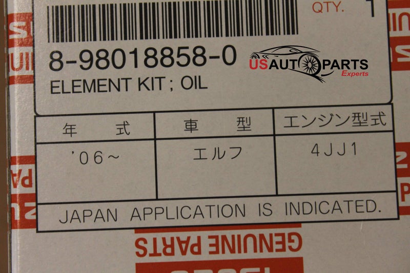 ISUZU Oil Filter Genuine ISUZU NPR Eco-Max REACH 11-15 4JJ1 3.0L 8-98018-858-0 - Image 5