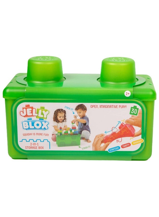 Jelly Blox مجموعة صناديق التخزين 2 في 1 من جيلي بلوكس (30 قطعة) - Image 1