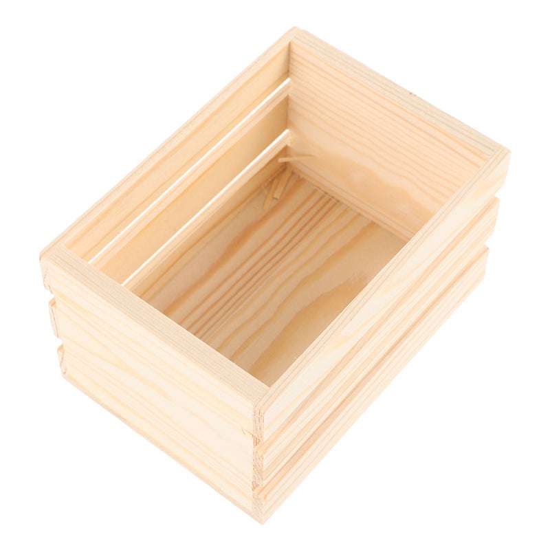 Miniature Dollhouse Mini Basket Miniature Craft Crate Tiny Storage Baskets Doll Home for Landscape Accessories - Image 5