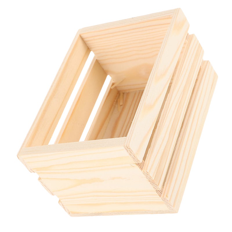 Miniature Dollhouse Mini Basket Miniature Craft Crate Tiny Storage Baskets Doll Home for Landscape Accessories - Image 4