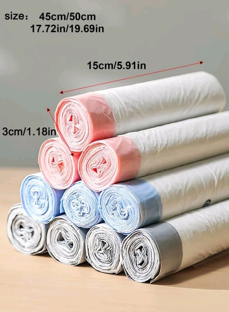 أكياس القمامة المصنوعة من الحبال السميكة بالجملة: أكياس قمامة كبيرة يمكن التخلص منها وصديقة للبيئة مكونة من 15 قطعة مع تصميم محمول مريح - Image 2