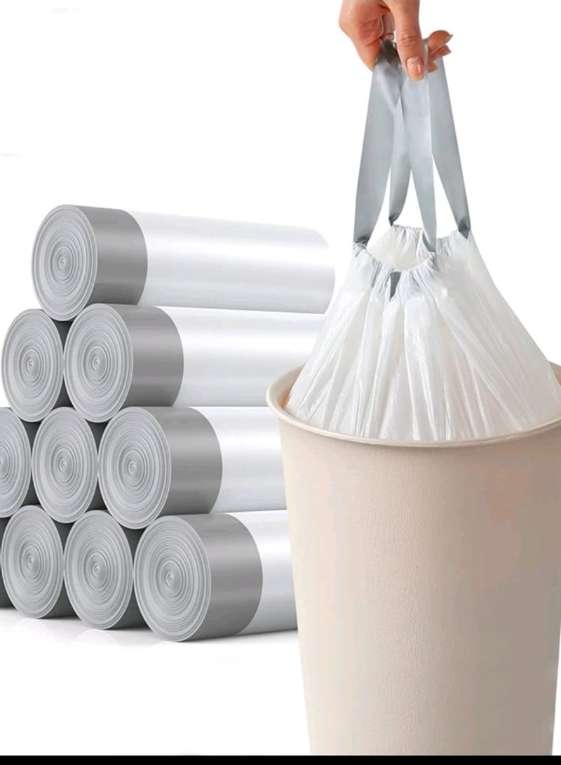 أكياس القمامة المصنوعة من الحبال السميكة بالجملة: أكياس قمامة كبيرة يمكن التخلص منها وصديقة للبيئة مكونة من 15 قطعة مع تصميم محمول مريح - Image 5