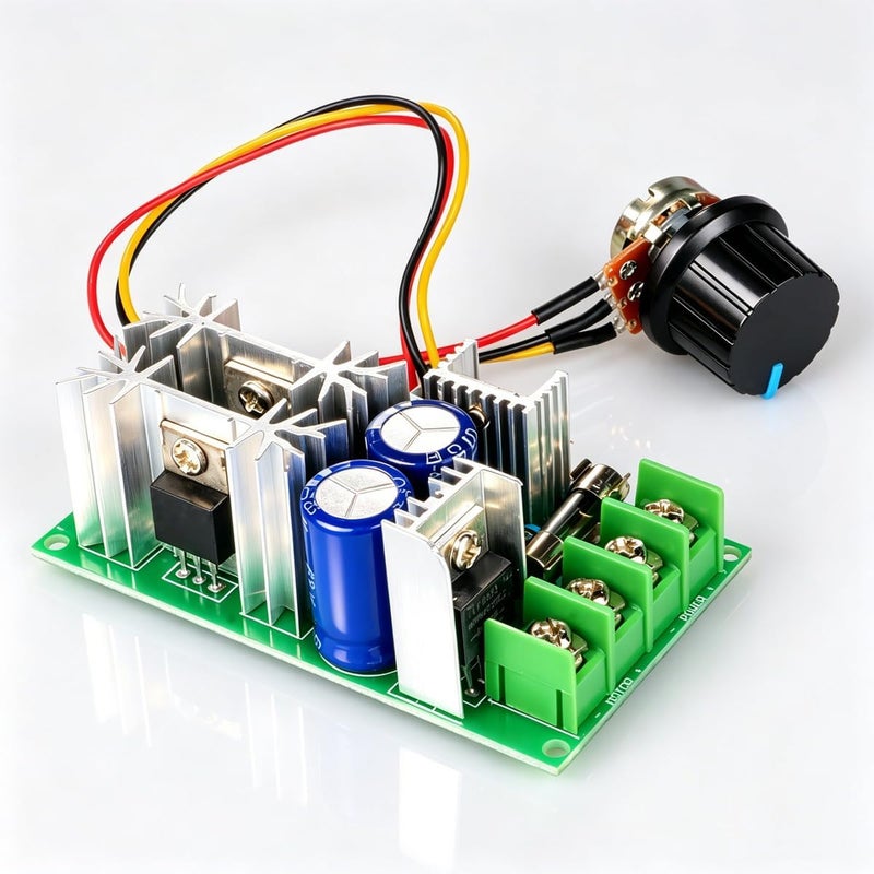 Gebildet وحدة تحكم محرك DC 12V 24V 36V 48V وحدة قيادة عالية الطاقة مع تحكم سرعة قابل للتعديل PWM حاكم إلكتروني مفتاح تنظيم 20A خافت LED فائق الصغر - Image 1