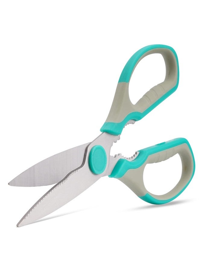 Hollory Kitchen Scissors, Stainless Steel Multi-Purpose Cooking Shears Heavy Duty for Meat Chicken Poultry Fish Vegetable Cutting, Dishwasher Safe - Image 1