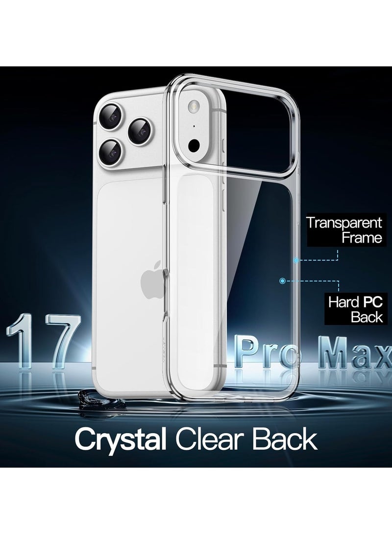 Mismo Clear Shockproof Case for iPhone 17 Pro Max – Ultra Thin Transparent TPU Cover, Anti-Scratch & Anti-Yellowing Crystal Clear Protective Bumper Case - Clear - Image 2