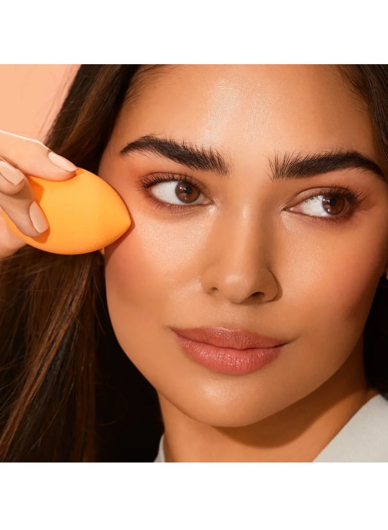 Makeup Brush Set with 6 Pics for foundation, eyeshadow, and concealer and 2 sponge blenders. - Image 5