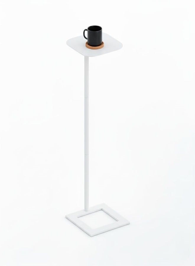 ZEXVIDA Under Couch Side Table (Small White) - Image 1