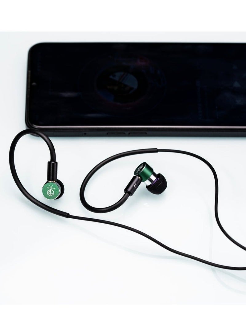 ROSESELSA Photon Pro Wired Earphones Type-C Wired Gaming Earphones, HiFi In-Ear Monitors (IEM) with Mic, 8mm Dynamic Driver, CNC Aluminum Body with Detachable 0.78mm 2-Pin Cable for Android/iPhone 15/PC - Image 2