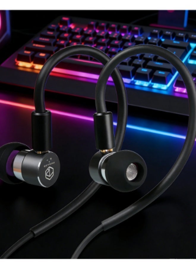 ROSESELSA Photon Pro Wired Earphones Type-C Wired Gaming Earphones, HiFi In-Ear Monitors (IEM) with Mic, 8mm Dynamic Driver, CNC Aluminum Body with Detachable 0.78mm 2-Pin Cable for Android/iPhone 15/PC - Image 4