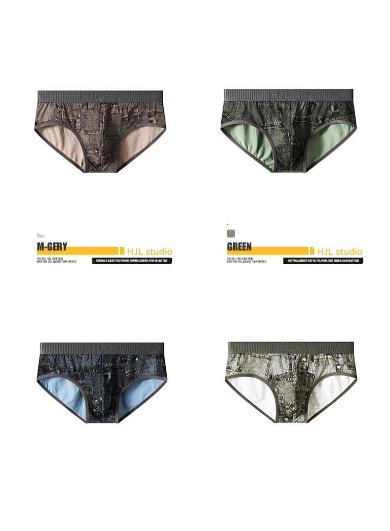 KUYING New Comfortable Skin friendly Breathable Underwear Set of 4  - Image 1