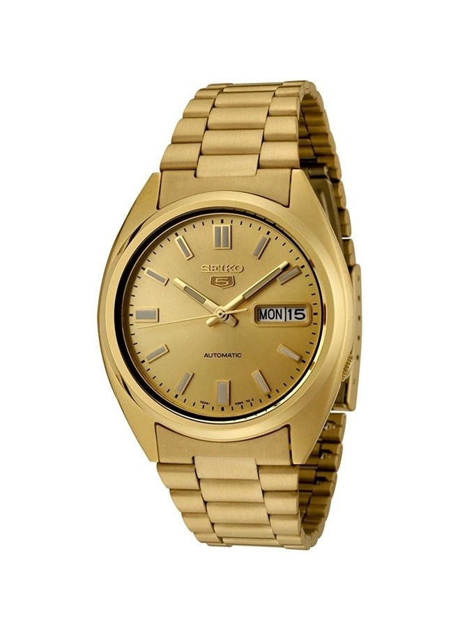 Seiko - Seiko Men's SNXS80K 5 Automatic Gold Dial - Image 1