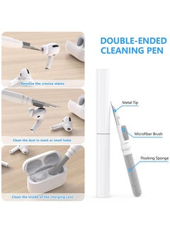 O Ozone silicone 4 Pair Replacement Ear Tips for AirPods Pro 2nd/1st Generation with Cleaner kit,Noise Reduction Hole with Cleaner kit - Medium  - Image 3
