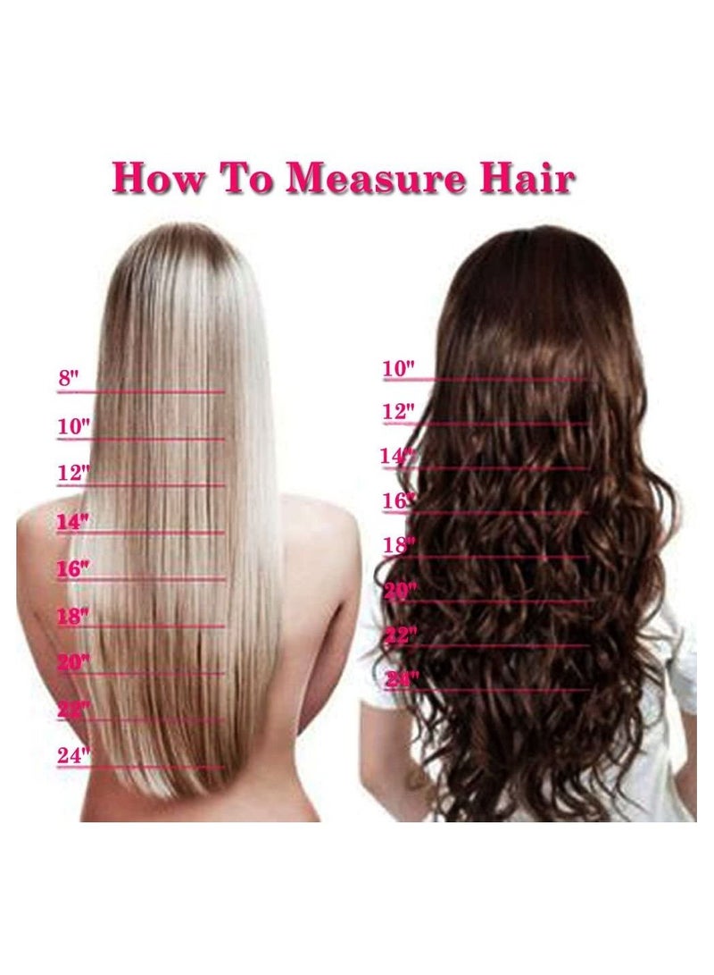 Estelle 7Pcs 16 Clips 24 Inches Thick Curly Straight Full Head Clip in on Double Weft Hair Extensions Dark Black - Straight - Image 3