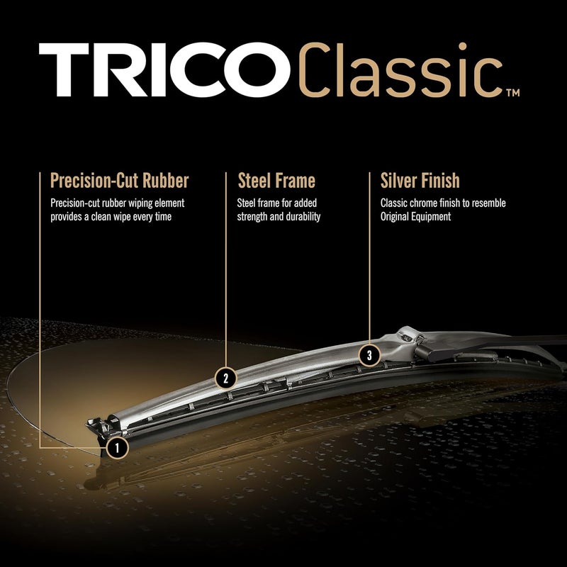 Trico شفرة مساحات تريكو 16" كلاسيكية (33-162) - طراز قديم للسيارات الكلاسيكية - Image 4