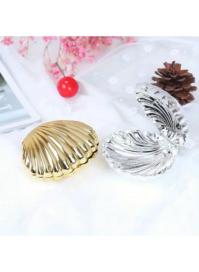 Golden 10Pcs Seashell Shape New Year Candy Favors Plastic Creative Decoration - Image 5
