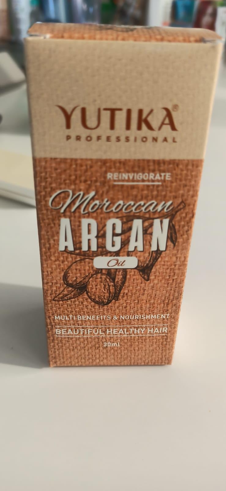 Yuthika Yutika Professional Moroccan Argan Oil for Hair - 30ml, Silky, Shiny & Nourished Hair Oil for Men & Women - Image 3