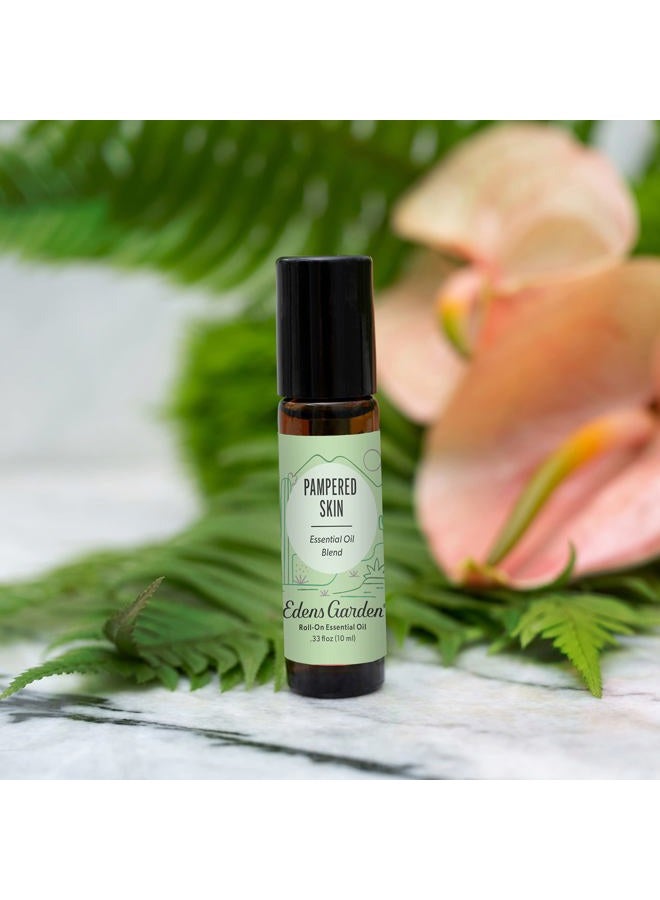 Edens Garden Pampered Skin Essential Oil Blend, Best for Rosacea, Hives & Rashes, with Lavender for Sensitive Skin, 100% Pure & Natural Premium Best Recipe Therapeutic Aromatherapy Blend 10 ml Roll-On - Image 2