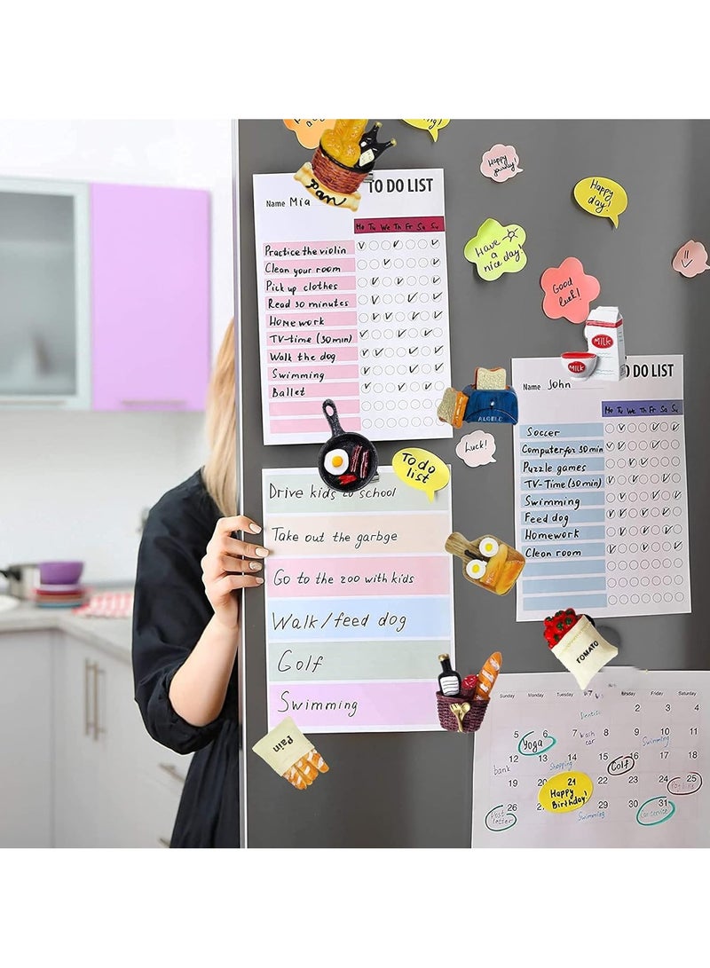 10 Pcs Refrigerator Magnets, Cute 3D Magnets for Fridge Funny Home Decoration for Kitchen Office Dry Erase Board/Whiteboard Magnets  - Image 4