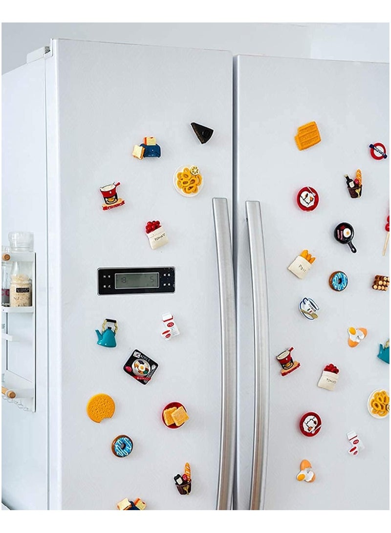 10 Pcs Refrigerator Magnets, Cute 3D Magnets for Fridge Funny Home Decoration for Kitchen Office Dry Erase Board/Whiteboard Magnets  - Image 5