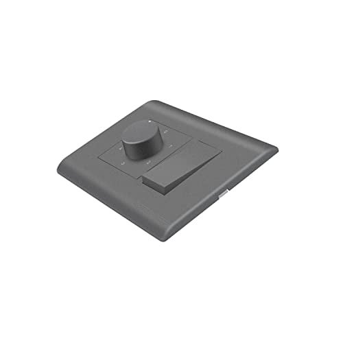 wipro Northwest (Nowa) Switch Combo of 3M Plate + 1M 6A 1_way Switch + 5 Step Fan Regulator, Silver Grey (Kit 6) - Image 2