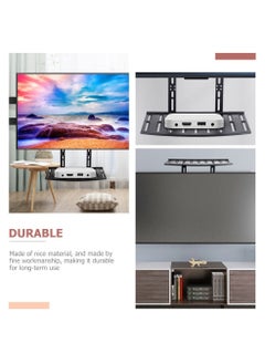 XiuWoo Tv Shelf Box Tv Rack Holder Small Shelf Wall Tv Tops Storage Shelf Tv Router Shelf Router Holding Rack Monitor Shelf Screen Cold Rolled Steel Cooling Rack WiFi Tv Monitor Tops  - Image 5