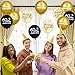 Woosytoo Happy Anniversary Balloons 18Pcs Black Gold Anniversary Party Decorations for Women Men Gold Silver 12Inch Metallic Confetti Anniversary Balloons for Indoor Outdoor Party Supplies - Image 4