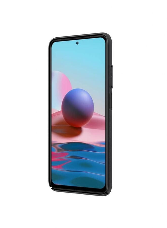 Nillkin Super Frosted Shield Back Hard Case Cover For Xiaomi Note 10 4G/10S Black - Image 2