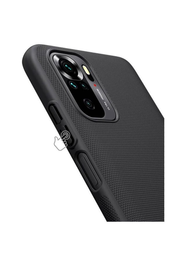 Nillkin Super Frosted Shield Back Hard Case Cover For Xiaomi Note 10 4G/10S Black - Image 3