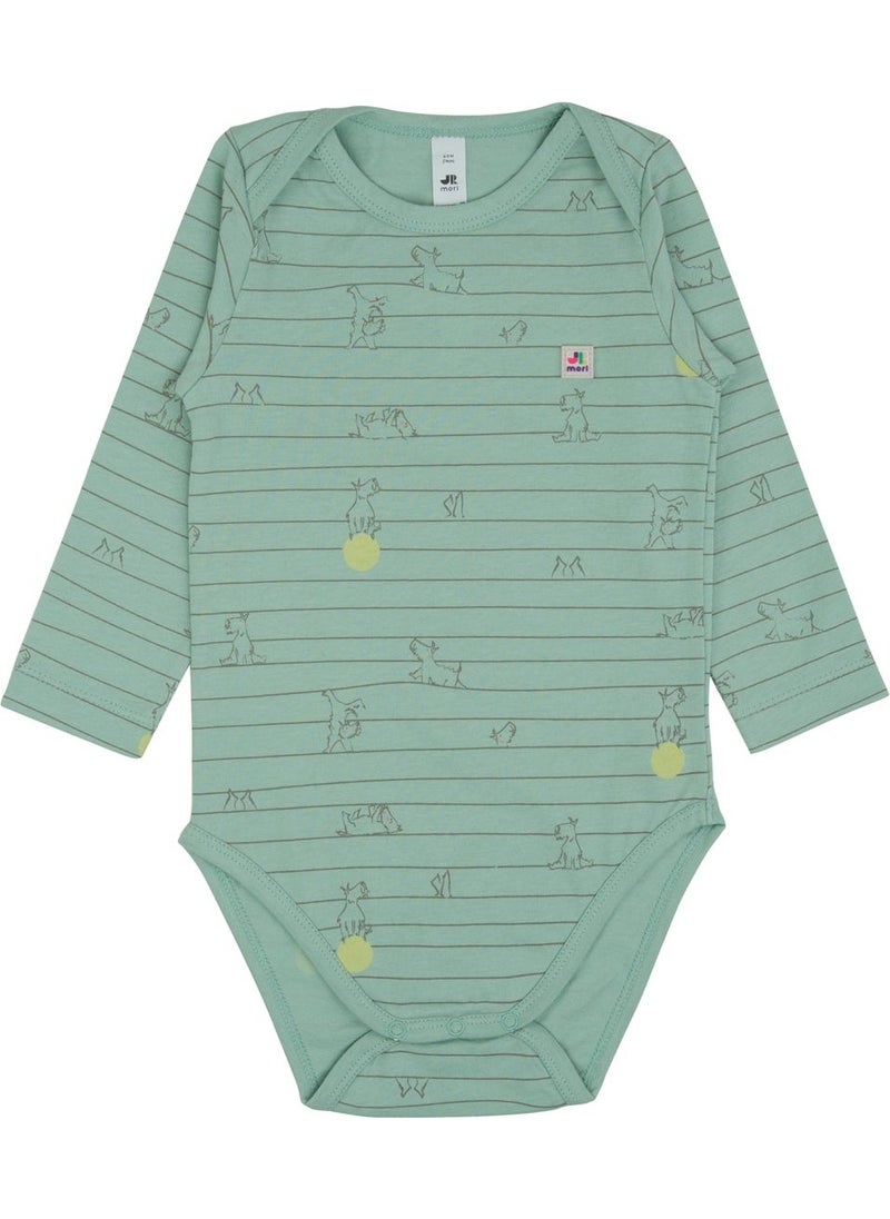 Jrmori Mr.j Printed Long Sleeve Bodysuit  - Image 1