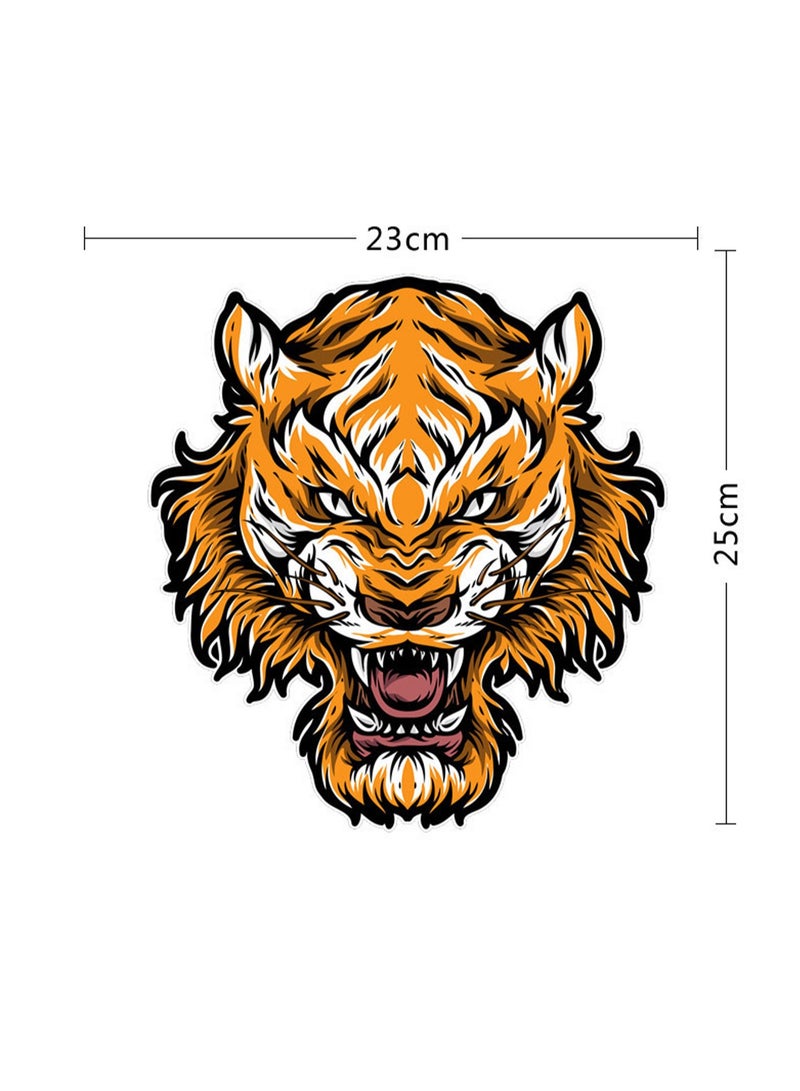 Tiger Head One Car Car Sticker, Decal And Bumper Sticker, Suitable For Car Stickers - Image 2