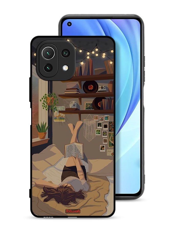 Tolwak Xiaomi Mi 11 Lite Protective Case Cover Studying Art - Image 1