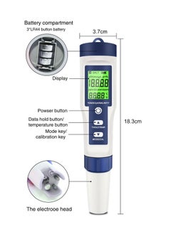 Y&D Tester for Water Digital PH Pen 0.01 High Accuracy Testing Kits Household Drinking Pool and Aquarium  - Image 5